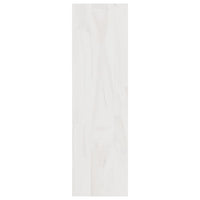 Thumbnail for Bücherregal/Raumteiler Weiß 100x30x103 cm Kiefer Massivholz