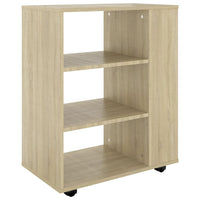 Thumbnail for Rollschrank Sonoma-Eiche 60x35x75 cm Holzwerkstoff