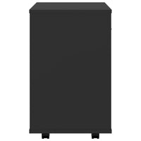 Thumbnail for Rollschrank Schwarz 46x36x59 cm Holzwerkstoff