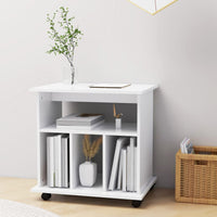 Thumbnail for Rollschrank Weiß 60x45x60 cm Holzwerkstoff