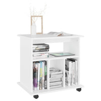 Thumbnail for Rollschrank Weiß 60x45x60 cm Holzwerkstoff