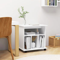 Thumbnail for Rollschrank Weiß 60x45x60 cm Holzwerkstoff