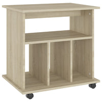 Thumbnail for Rollschrank Sonoma-Eiche 60x45x60 cm Holzwerkstoff