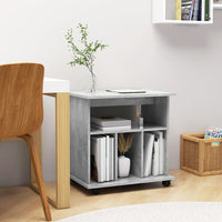 Thumbnail for Rollschrank Betongrau 60x45x60 cm Holzwerkstoff