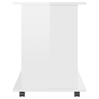 Thumbnail for Rollschrank Hochglanz-Weiß 60x45x60 cm Holzwerkstoff