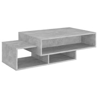 Thumbnail for Couchtisch Betongrau 105x55x32 cm Holzwerkstoff