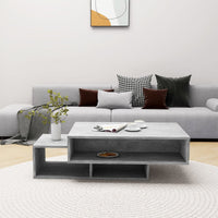 Thumbnail for Couchtisch Betongrau 105x55x32 cm Holzwerkstoff