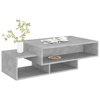 Thumbnail for Couchtisch Betongrau 105x55x32 cm Holzwerkstoff