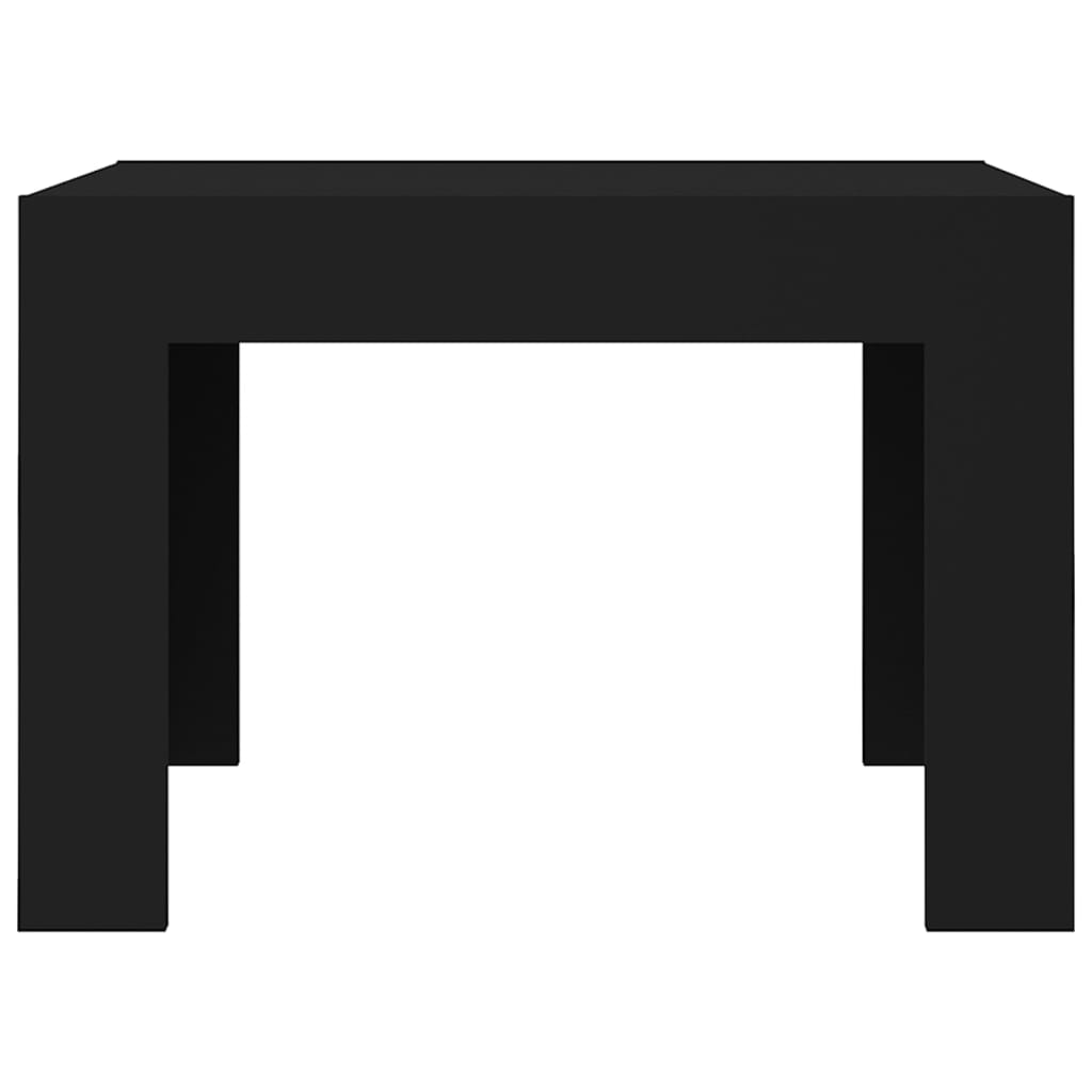 Couchtisch Schwarz 50x50x35 cm Holzwerkstoff