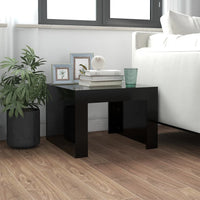 Thumbnail for Couchtisch Schwarz 50x50x35 cm Holzwerkstoff