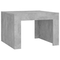 Thumbnail for Couchtisch Betongrau 50x50x35 cm Holzwerkstoff