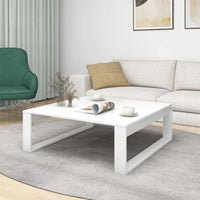 Thumbnail for Couchtisch Weiß 100x100x35 cm Holzwerkstoff