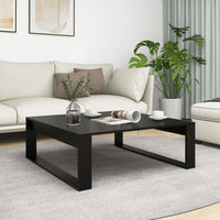Thumbnail for Couchtisch Schwarz 100x100x35 cm Holzwerkstoff