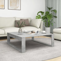 Thumbnail for Couchtisch Betongrau 100x100x35 cm Holzwerkstoff
