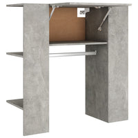 Thumbnail for Flurschrank Betongrau 97,5x37x99 cm Holzwerkstoff