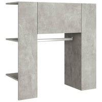 Thumbnail for Flurschrank Betongrau 97,5x37x99 cm Holzwerkstoff