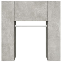 Thumbnail for Flurschrank Betongrau 97,5x37x99 cm Holzwerkstoff