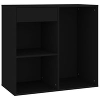 Thumbnail for Kosmetikschrank Schwarz 80x40x75 cm Holzwerkstoff