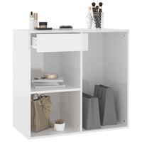 Thumbnail for Kosmetikschrank Hochglanz-Weiß 80x40x75 cm Holzwerkstoff