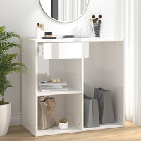 Thumbnail for Kosmetikschrank Hochglanz-Weiß 80x40x75 cm Holzwerkstoff