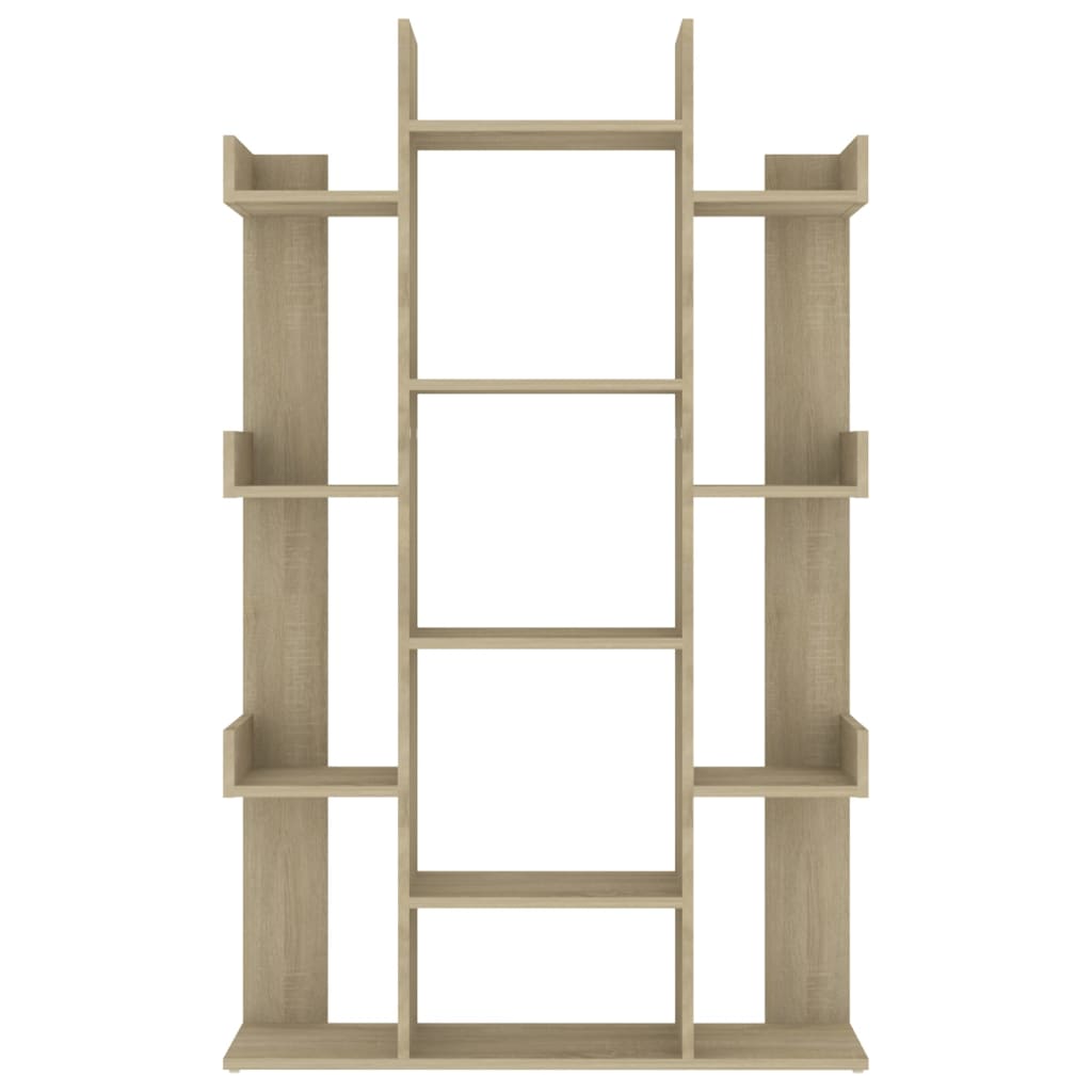 Bücherregal Sonoma-Eiche 86x25,5x140 cm Holzwerkstoff