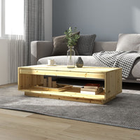 Thumbnail for Couchtisch 110x50x33,5 cm Massivholz Tanne