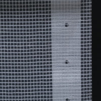 Thumbnail for Gitter-Abdeckplanen 2 Stk. 260 g/m² 1,5x5 m Weiß