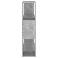 Thumbnail for Bücherregal Raumteiler Betongrau 100x24x94 cm