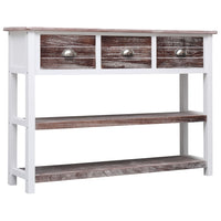 Thumbnail for Sideboard Antik-Braun 108x30x76 cm Massivholz Paulownia