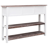 Thumbnail for Sideboard Antik-Braun 108x30x76 cm Massivholz Paulownia