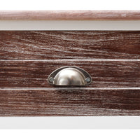 Thumbnail for Sideboard Antik-Braun 108x30x76 cm Massivholz Paulownia