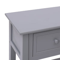 Thumbnail for Sideboard Grau 108x30x76 cm Massivholz Paulownia