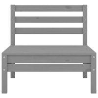 Thumbnail for 3-tlg. Garten-Lounge-Set Massivholz Kiefer Grau