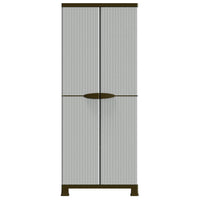 Thumbnail for Kunststoffschrank 68x39x171,5 cm Rattan-Design
