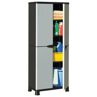 Thumbnail for Kunststoffschrank 68x39x171,5 cm Rattan-Design