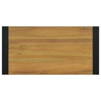 Thumbnail for Wand-Badregal 90x45x35 cm Massivholz Teak