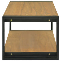 Thumbnail for Wand-Badregal 110x45x35 cm Massivholz Teak