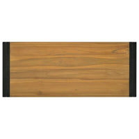 Thumbnail for Wand-Badregal 110x45x35 cm Massivholz Teak