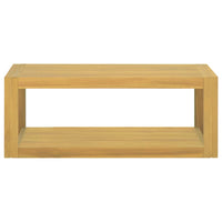 Thumbnail for Wand-Badregal 90x45x35 cm Massivholz Teak