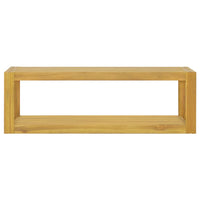 Thumbnail for Wand-Badregal 110x45x35 cm Massivholz Teak