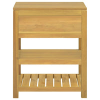 Thumbnail for Badschrank 60x45x75 cm Massivholz Teak