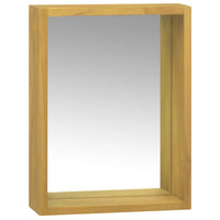 Thumbnail for Spiegelschrank 30x10x40 cm Massivholz Teak