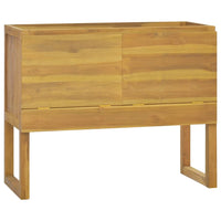 Thumbnail for Badschrank 90x40x75,5 cm Massivholz Teak