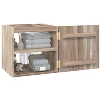 Thumbnail for Wand-Badschrank 41x38x40 cm Massivholz Teak