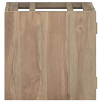 Thumbnail for Wand-Badschrank 46x25,5x40 cm Massivholz Teak