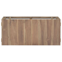 Thumbnail for Wand-Badschrank 90x39x40 cm Massivholz Teak