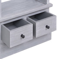 Thumbnail for Highboard 60x30x175 cm Massivholz Mahagoni
