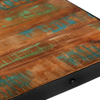 Thumbnail for Couchtisch mit Rädern 100x60x26 cm Altholz Massiv