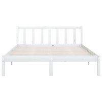 Thumbnail for Massivholzbett Weiß Kiefer 150x200 cm
