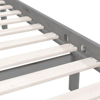 Thumbnail for Massivholzbett Grau Kiefer 150x200 cm